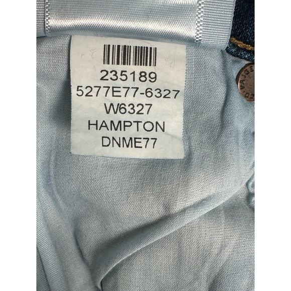 PAIGE Hoxton Slim High Rise Jeans in Hampton Wash Size 24 - Picture 10 of 16